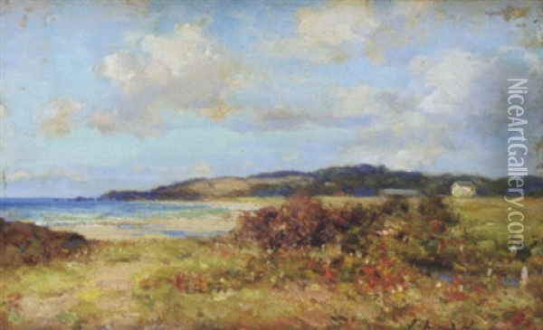 The Coastal Landscape Oil Painting - Joseph Morris Henderson