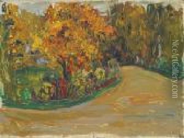 Park Im Herbst Oil Painting - Wassily Kandinsky
