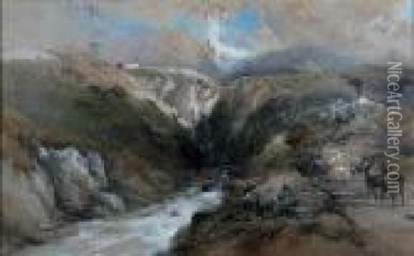 Glenstrae - Isle Of Skye Oil Painting - Thomas Miles Richardson