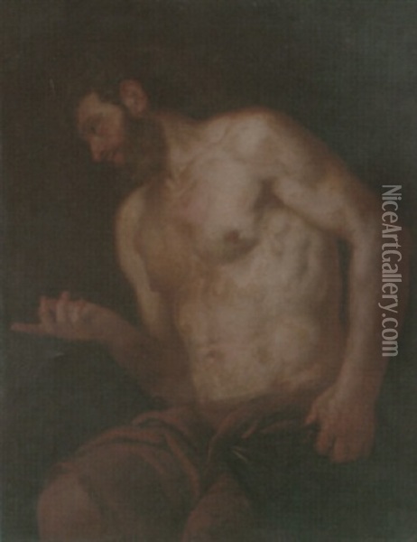 Diogenes Oil Painting - Johann Carl Loth