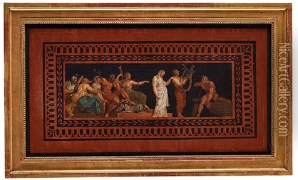 Historical Scene Oil Painting - Louis-Adrien Masreliez