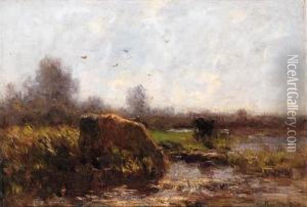 A Warm Summer's Day Oil Painting - Willem Maris