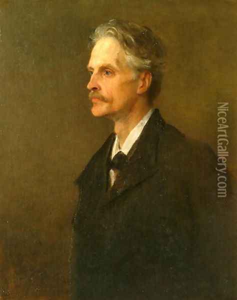 Rt. Hon. Gerald Balfour (1853-1945) 1899 Oil Painting - George Frederick Watts