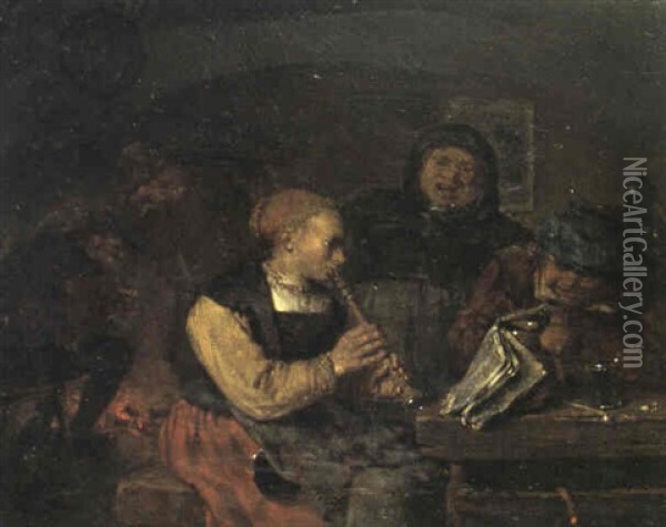 Das Konzert Oil Painting - Egbert van Heemskerck the Younger