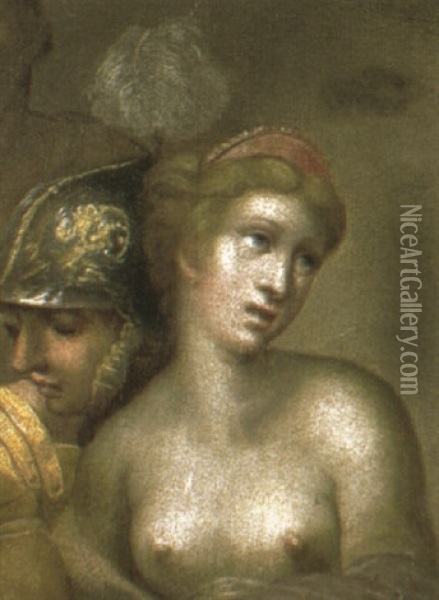 The Rape Of Helen Oil Painting - Hans Von Aachen