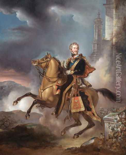 Liuetenant General Henry William Paget 1768-1854 c.1815 Oil Painting - Peter Eduard Stroehling