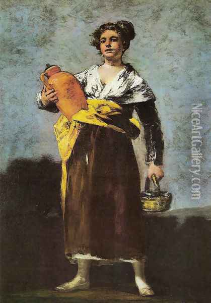 Water Carrier Oil Painting - Francisco De Goya y Lucientes