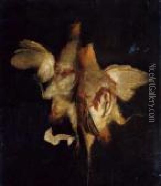 Jagdstilleben.

 Ol Auf Leinwand. H 49; B 45 Cm.

 Der In Den Haag, Spater In Amsterdam Lebende Oil Painting - William Gowe Ferguson