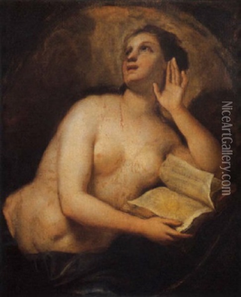Allegoria Della Verita Oil Painting - Antonio Bellucci