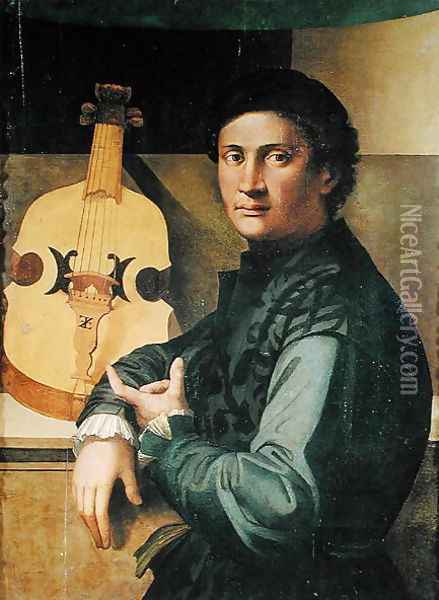 The Viola Player Oil Painting - Paolo Zacchia