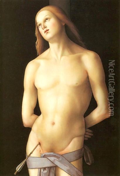 Saint Sebastian 2 Oil Painting - Pietro Vannucci Perugino