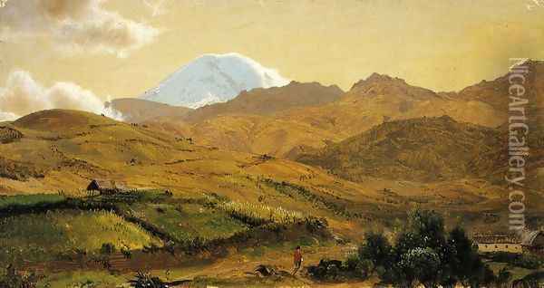 Mount Chimborazo, Ecuador Oil Painting - Frederic Edwin Church
