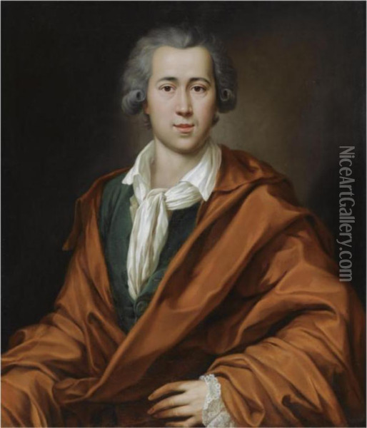Portrait Of Johann Melchior Von Birckenstock Oil Painting - Johann Friedrich A. Tischbein