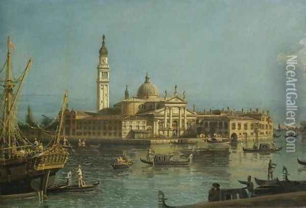 Venice, a View of the Church of San Giorgio Maggiore Oil Painting - Bernardo Bellotto