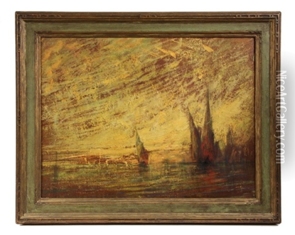 Venezia Oil Painting - William Gedney Bunce