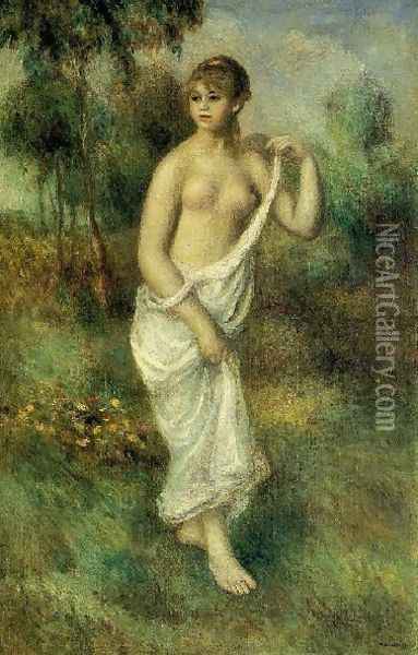 Bather5 Oil Painting - Pierre Auguste Renoir