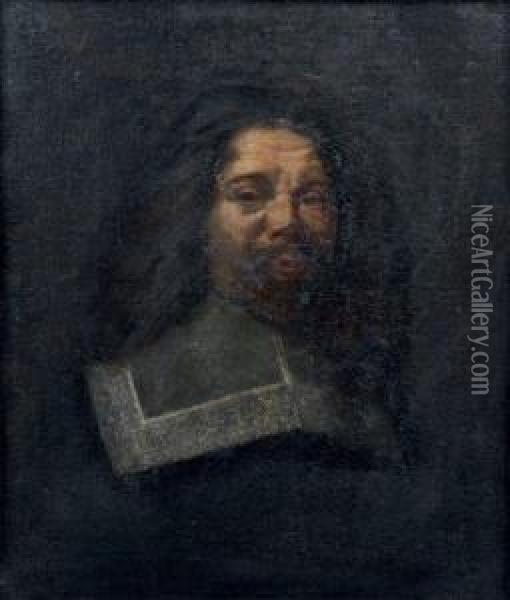 Portrait D'homme Barbu Oil Painting - Frans Hals