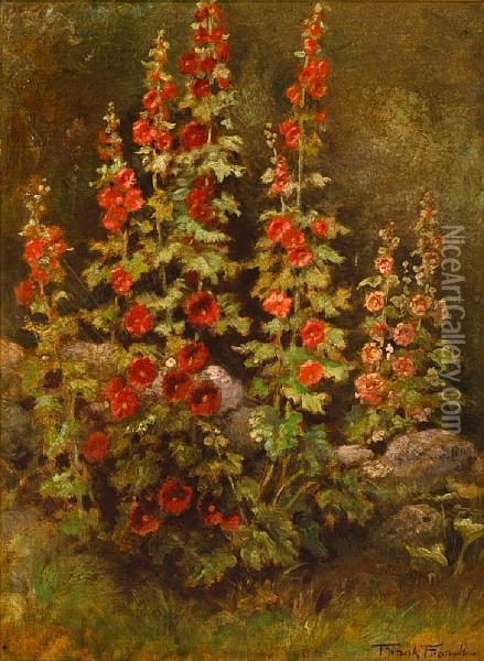 Corner Of An Old Garden Oil Painting - Frank French