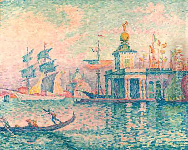 Venise. La douane de mer Oil Painting - Paul Signac