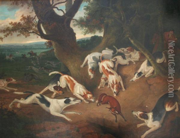 The Death Of The Fox Oil Painting - Sawrey Gilpin