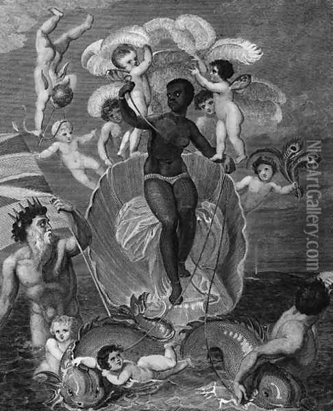 The Voyage of the Sable Venus, from Angola to the West Indies, from History of all the British Colonies, by Bryan Edwards, 1801 Oil Painting - Thomas Stothard