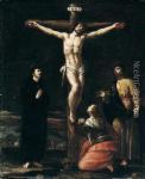Crucifixion Oil Painting - Bernardo Strozzi