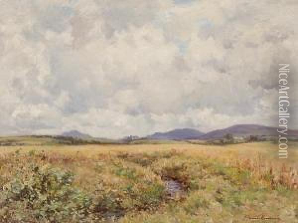 Summer Clouds Oil Painting - Joseph Henderson