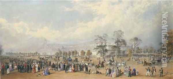 The Great Exhibition, Crystal Palace, 1851 Oil Painting - Charles Frederick Buckley