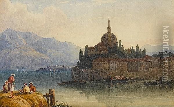 Yanina (ioannina), Greece Oil Painting - William Clarkson Stanfield