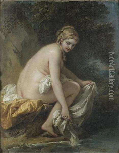 Venus Au Bain Oil Painting - Carle van Loo