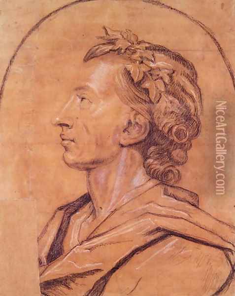 Portrait of Alexander Pope Oil Painting - Sir Godfrey Kneller