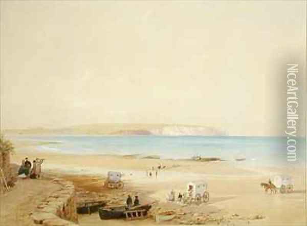 Culver Cliff Isle of Wight Oil Painting - William Dyce