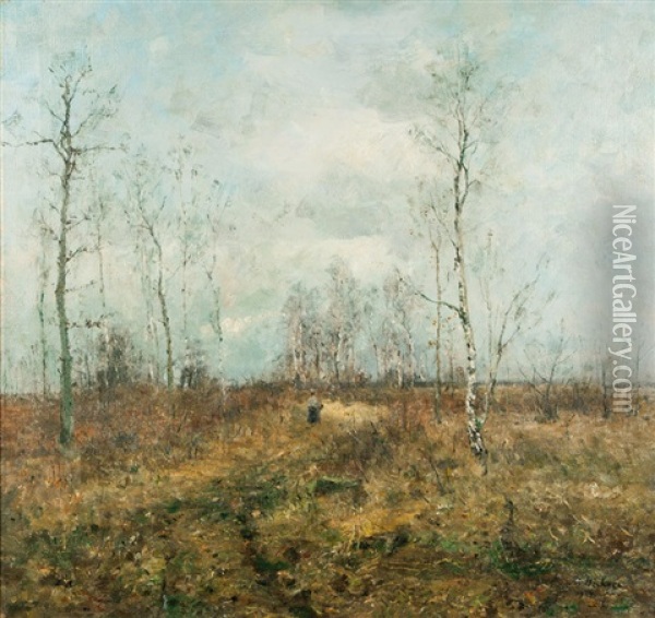 Landscape Oil Painting - Rudolf Hoeckner