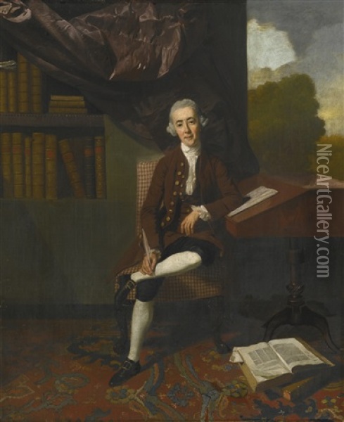 Portrait Of William Stackhouse Oil Painting - Johann Joseph Zoffany
