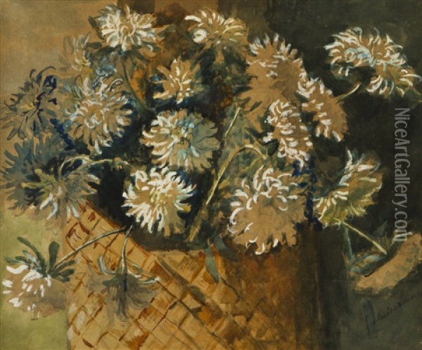 Flower Still-life Oil Painting - Amelie Lundahl