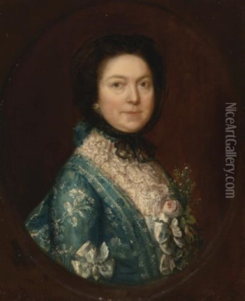Portrait Of Lady Alston Oil Painting - Thomas Gainsborough