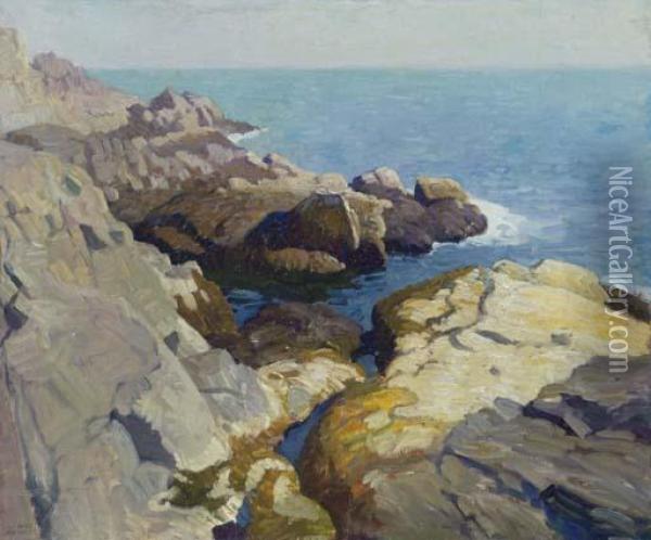 Seascape, Maine Oil Painting - Newell Convers Wyeth