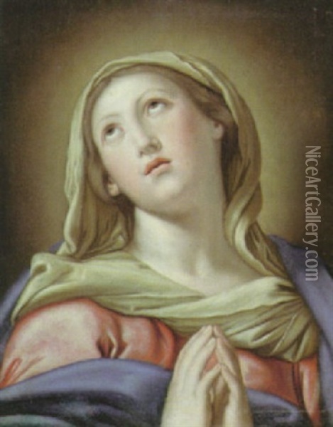 Maria Im Gebet Oil Painting - Giovanni Battista Salvi (Il Sassoferrato)