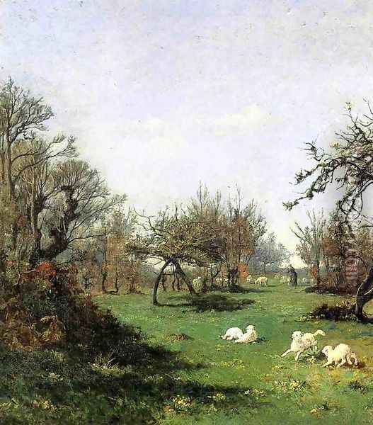 Spring in Pont Aven Oil Painting - William Lamb Picknell