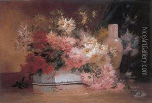 Garden Of Delights Oil Painting - Edmond Van Coppenolle