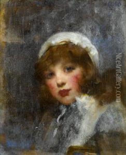 Off To School Oil Painting - James Jebusa Shannon