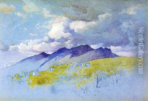 In the Appenines Oil Painting - William Stanley Haseltine