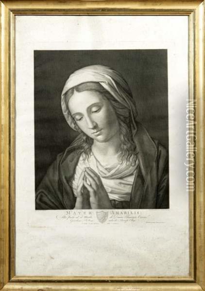 Mater Amabilis, Firenze 1819 Oil Painting - Giovanni Battista Cecchi