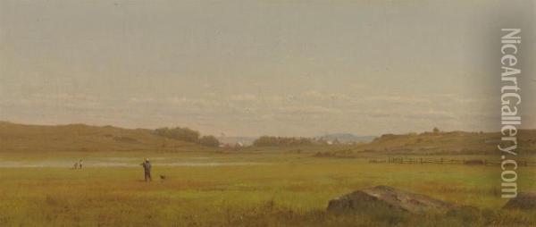 Tiverton, Rhode Island Oil Painting - Thomas Worthington Whittredge