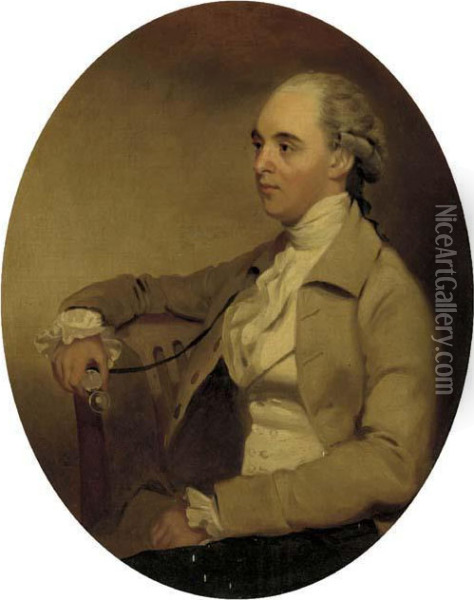 Portrait Of A Gentleman Oil Painting - Henry Walton