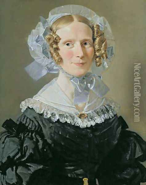Emilie Kessel 1800-53 Oil Painting - Christian-Albrecht Jensen