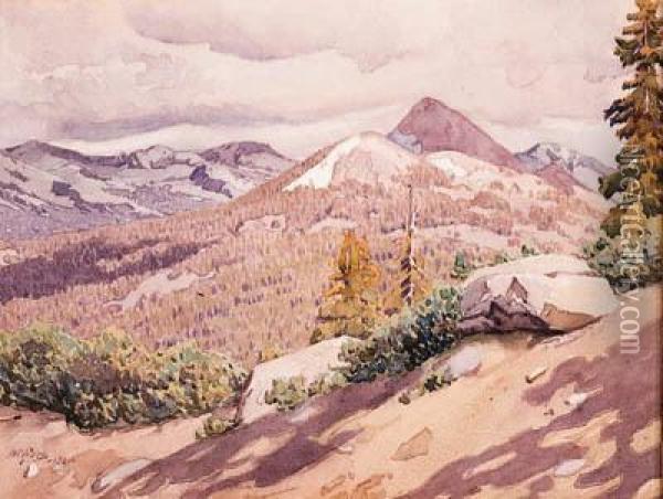 High Sierra Oil Painting - Gunnar M. Widforss