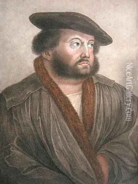Portrait of Hans Holbein Oil Painting - Hans Holbein the Younger