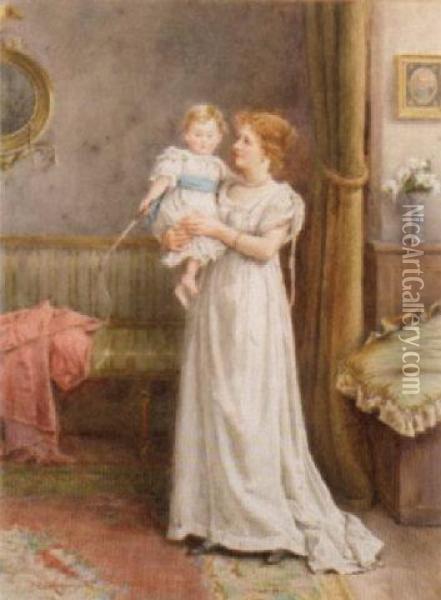 R.., R.b.a. The Master Of The House Oil Painting - George Goodwin Kilburne