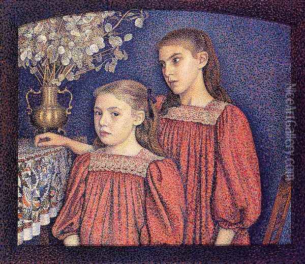 The Serrys Sisters Oil Painting - Georges Lemmen